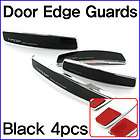 CAR Slim 4pcs Door Edge Guards Bumper Protector Guard Black Chrome 