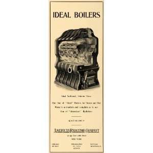  1902 Ad Ideal Boilers American Radiator Steam Hot Water 