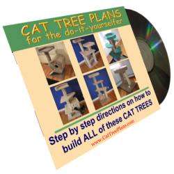 HOW TO BUILD A CAT CONDO ** 6 Cat Tree Plans Kitten Toy  