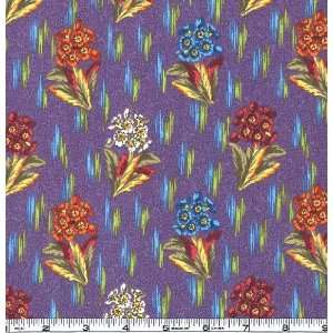   Floral Abstract Lavender Fabric By The Yard Arts, Crafts & Sewing