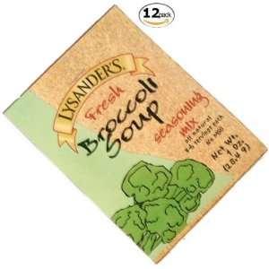 Lysanders Fresh Broccoli Soup Seasoning Mix   12 Packages  