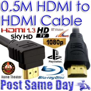   HDMI to Gold Plated Cable Lead Male Connectors PC TV Plasma LCD HDTV M