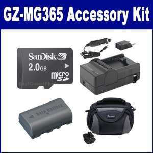  JVC GZ MG365 Camcorder Accessory Kit includes SDC 26 Case 