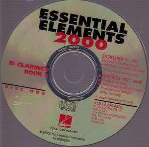 ESSENTIAL ELEMENTS 2000 Bb CLARINET BOOK 2   ** CD ONLY  