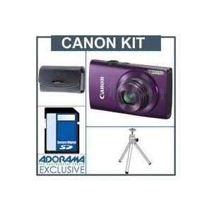 Canon PowerShot 310HS Digital ELPH Camera Kit   Purple   with 4GB SD 