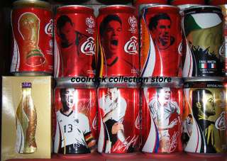 2006 Thailand coca cola WORLD CUP 10 coke cans set 325ml  