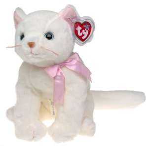  TY Beanie Buddy   FLIP the White Cat Toys & Games