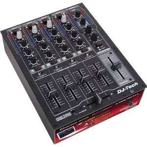  DJ Tech DDM 2000 USB Professional 4 Channel USB DJ Mixer 