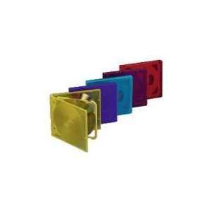 CCS26100   CD/DVD Storage Holders, 4 Capacity, Assorted 
