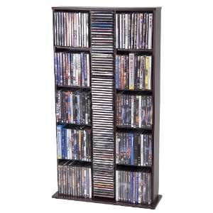  CD / DVD / Video Storage Unit with Cherry Finish [KD MM 