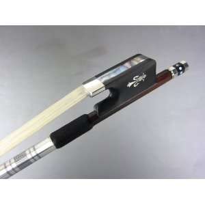  D Z #300 Cello bow flower inlaid pernambuco wood full size 