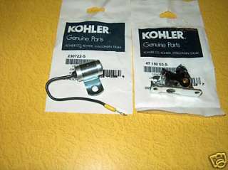 Genuine Kohler Points & Condenser 47 150 03 S 230722 S  