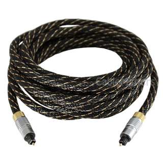 Gold Plated TOSLINK Optic Digital Audio Cable, 25 feet  