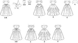 Princess Witch Cinderella Costume Sewing Pattern Sz 3 6 023795541732 
