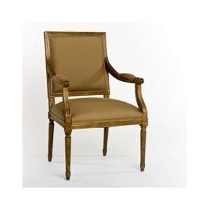  Vintage French Style Upholstered Arm Chair
