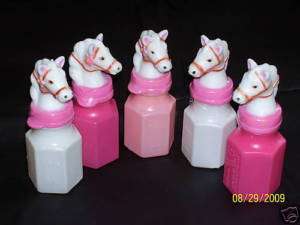 PINK COWGIRL PARTY BUBBLES PONY HORSE SHAPED Lot Of 12  