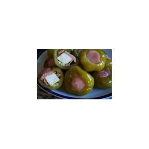 Fortunas Soupy & Provolone Hot Stuffed Cherry Peppers 12 Oz 