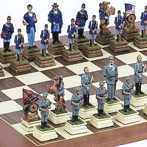    American Civil War & Stuyvesant St. Chess Board Toys & Games