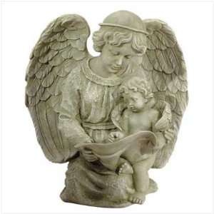 ANGEL AND CHILD STATUE 