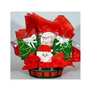 Merry Christmas Gourmet Sugar Cookie Gift Basket  Grocery 