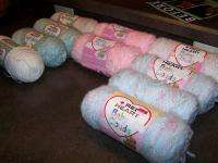 Lot 10 Skeins Red Heart Baby Clouds / Soft Baby Yarn Acrylic  