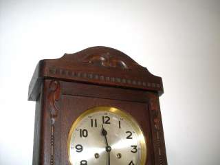BEATIFUL ANTIQUE WALL CLOCK REGULATOR junghans 1900 TOP  