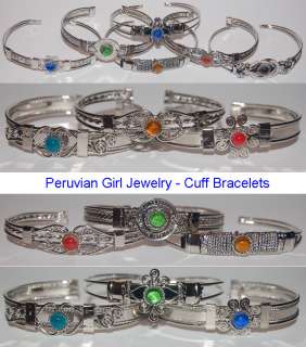 10 Glass Cuff Bracelets
