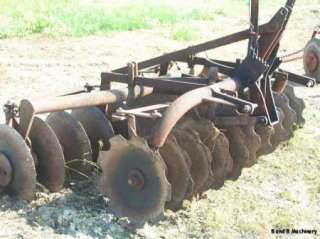 Massey Ferguson 6 1/2 Disc Plow/Cultivator With Drag  