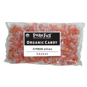 Pure Fun Organic Candy Orange Citrus Slices, 48 Ounce Packages  