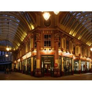  England, London, the Leadenhall Market in the City of London 
