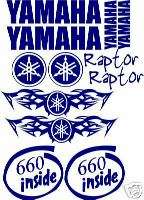 custom yamaha raptor tribal decal set 660 700  