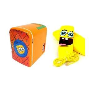   Clock Radio + Spongebob Squarepants Desk Wall Mountable Telephone