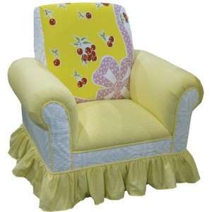   Song 101020130 Child Club Chair in Vintage Cherry Furniture & Decor