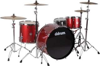 ddrum Carmine Appice ES Dios Limited Ed Red Sparkle Kit  