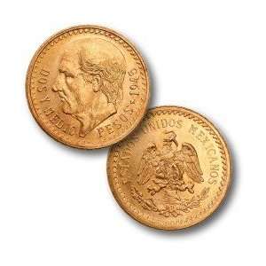  Gold Coin, Mexico 2 1/2 Peso (.0603 Oz Pure Gold 