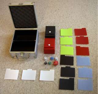 Trading Card Game Metal Storage Deck Box Dice Divider Magic MTG Yugioh 