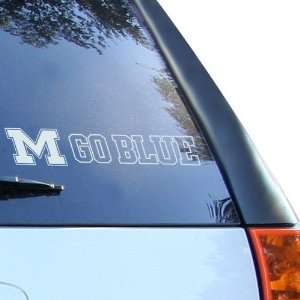  NCAA Michigan Wolverines White Wordmark Car Decal 