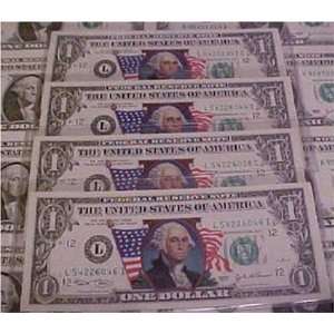  Colorized US $1 Bill 