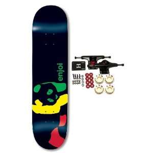 ENJOI Skateboards RASTA PANDA Complete Skateboard NEW  