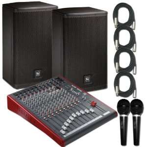   EV and Allen & Heath Powered Speaker PA Package Musical Instruments