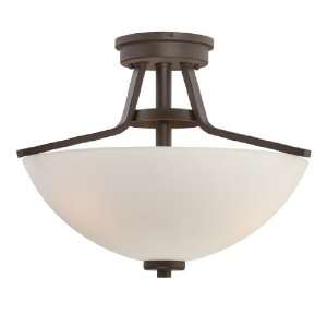  Quoizel PHO1718WT Phoenix Western Bronze Semi Flush Mount 