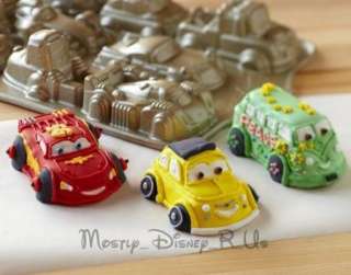 Disney Cars 2 Cakelet Mini Cake Pan 8 Characterrs NEW  