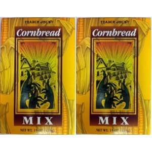  Trader Joes Cornbread Mix (Pack of 2   15 oz boxes 