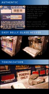 IGT Slot Machine, Tabasco, Token Machine  