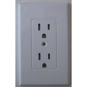   Masque Power Electrical Outlet Wall Plate Cover   White Electronics