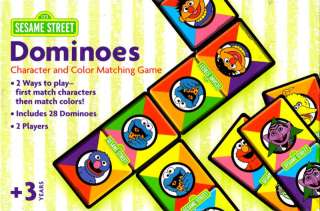 Sesame Street Dominoes   Complete   VGC  