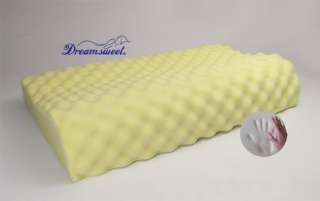 Memory Foam Convoluted Contour Cervical Neck Comfort Bed FIRM Pillow 