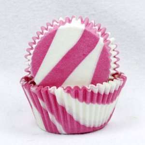  Zebra Hot Pink Cupcake Baking Cups