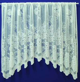 SALLY JARDINIERE NET CURTAIN IN WHITE  