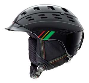 Smith VARIANT BRIM Snow Helmet BLACK IRIE STEREO w/ New Boa Dialed in 